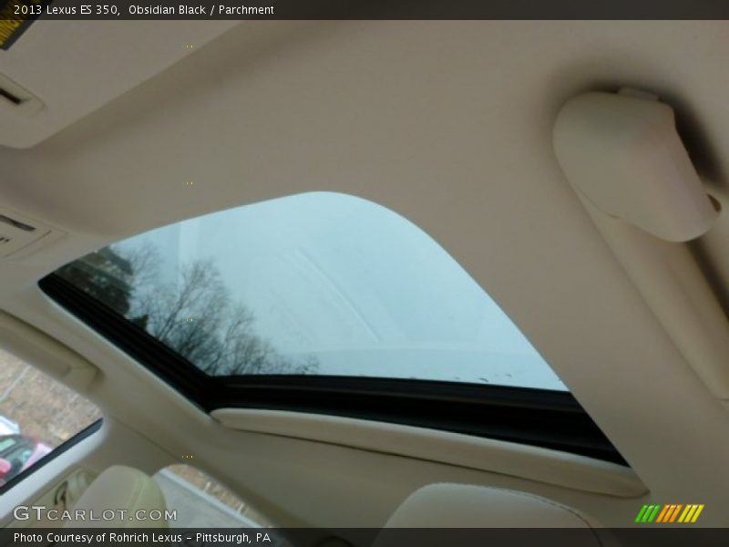 Obsidian Black / Parchment 2013 Lexus ES 350