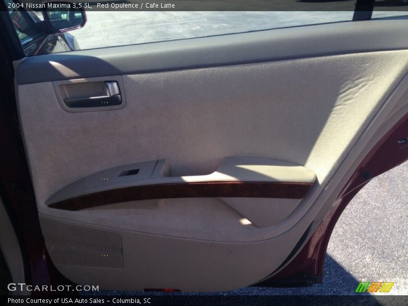 Red Opulence / Cafe Latte 2004 Nissan Maxima 3.5 SL