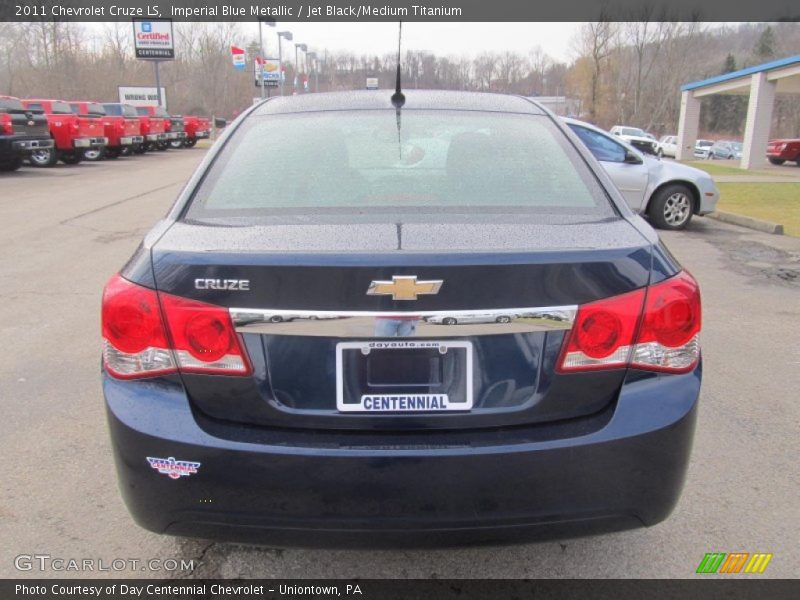 Imperial Blue Metallic / Jet Black/Medium Titanium 2011 Chevrolet Cruze LS