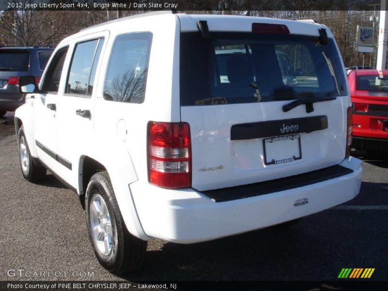 Bright White / Dark Slate Gray 2012 Jeep Liberty Sport 4x4