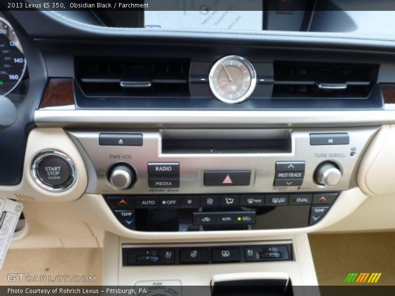 Obsidian Black / Parchment 2013 Lexus ES 350