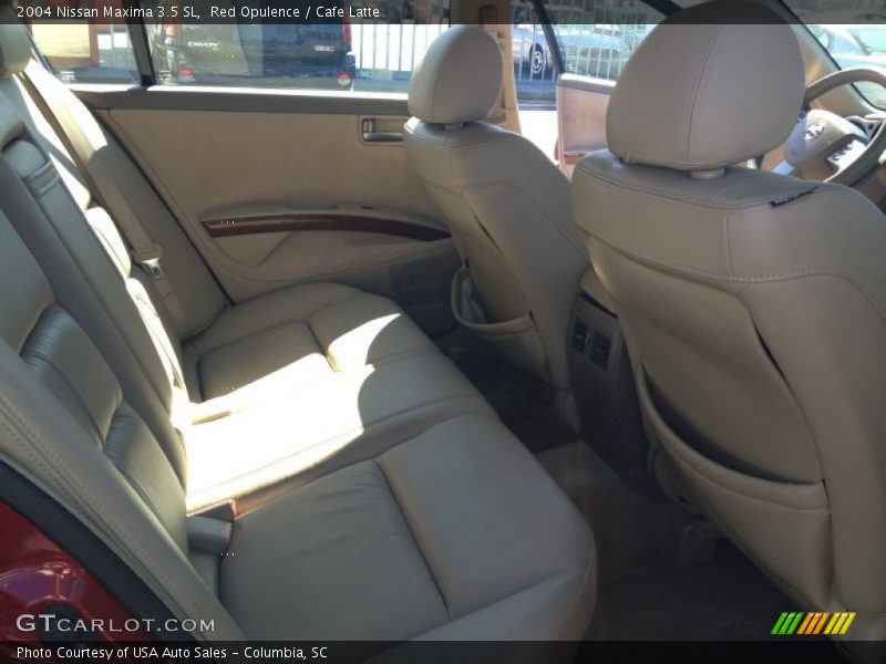 Red Opulence / Cafe Latte 2004 Nissan Maxima 3.5 SL
