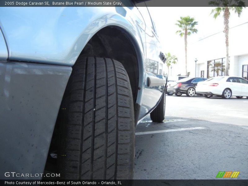 Butane Blue Pearl / Medium Slate Gray 2005 Dodge Caravan SE