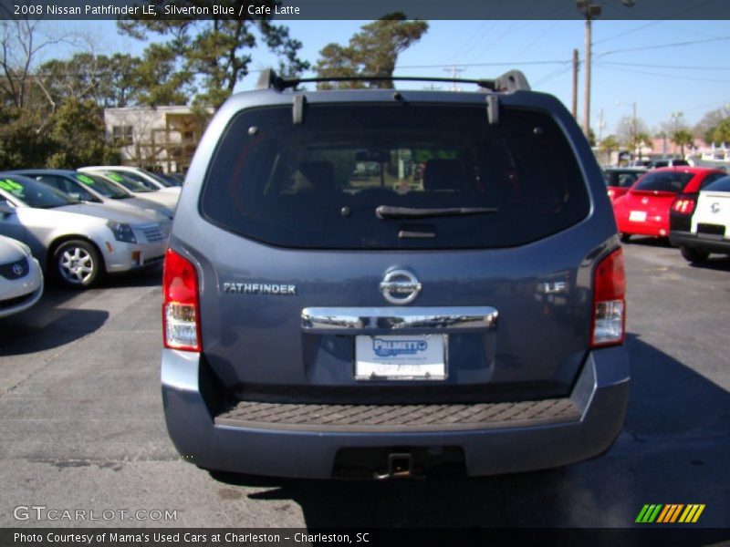 Silverton Blue / Cafe Latte 2008 Nissan Pathfinder LE