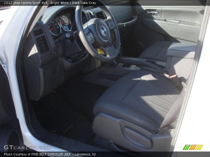 Bright White / Dark Slate Gray 2012 Jeep Liberty Sport 4x4