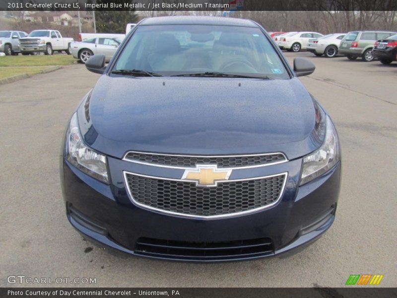 Imperial Blue Metallic / Jet Black/Medium Titanium 2011 Chevrolet Cruze LS