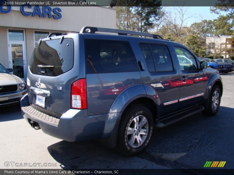 Silverton Blue / Cafe Latte 2008 Nissan Pathfinder LE