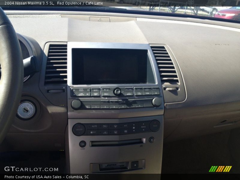 Red Opulence / Cafe Latte 2004 Nissan Maxima 3.5 SL