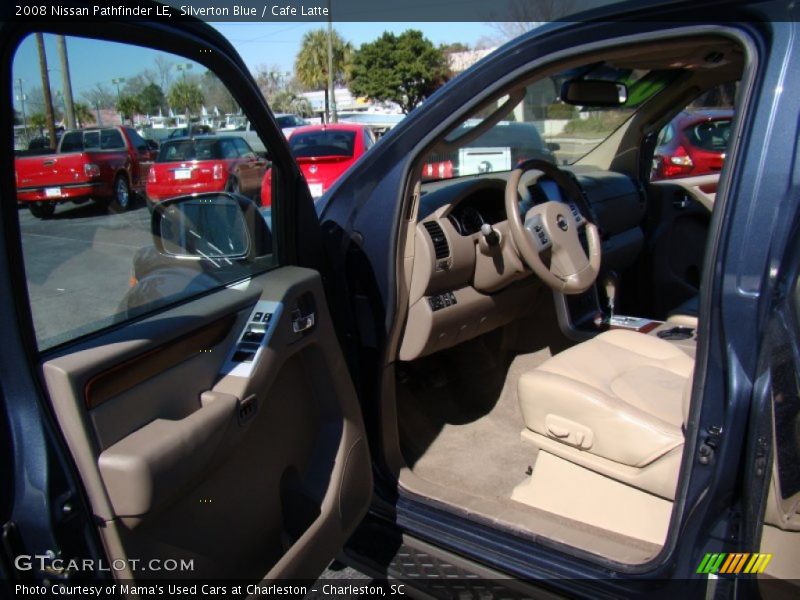 Silverton Blue / Cafe Latte 2008 Nissan Pathfinder LE