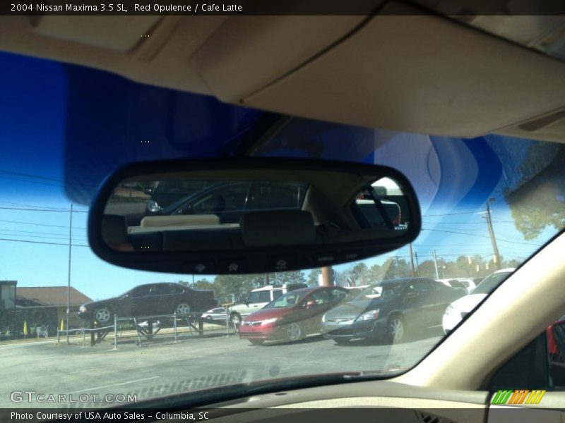Red Opulence / Cafe Latte 2004 Nissan Maxima 3.5 SL