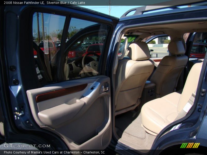 Silverton Blue / Cafe Latte 2008 Nissan Pathfinder LE
