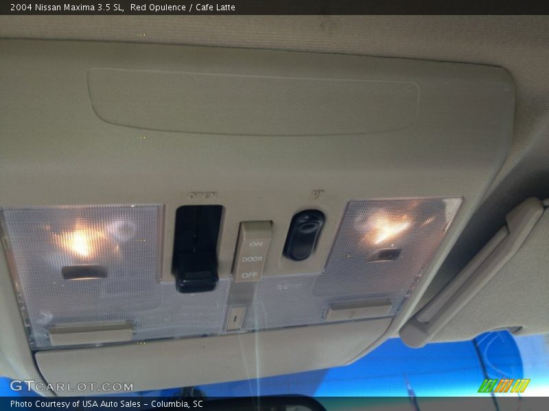 Red Opulence / Cafe Latte 2004 Nissan Maxima 3.5 SL