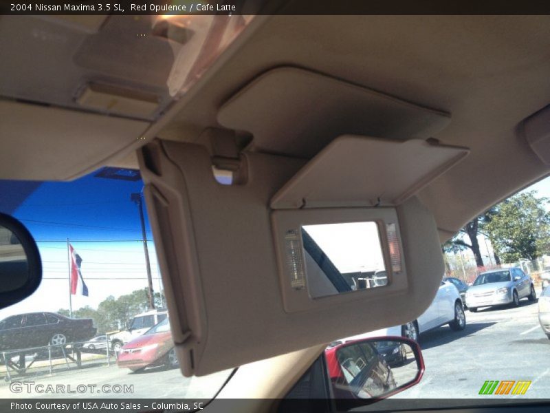 Red Opulence / Cafe Latte 2004 Nissan Maxima 3.5 SL
