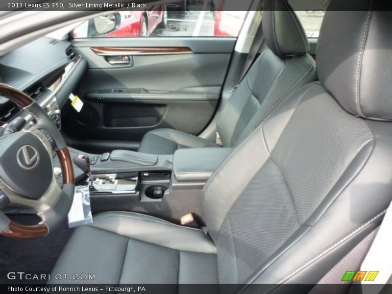 Silver Lining Metallic / Black 2013 Lexus ES 350