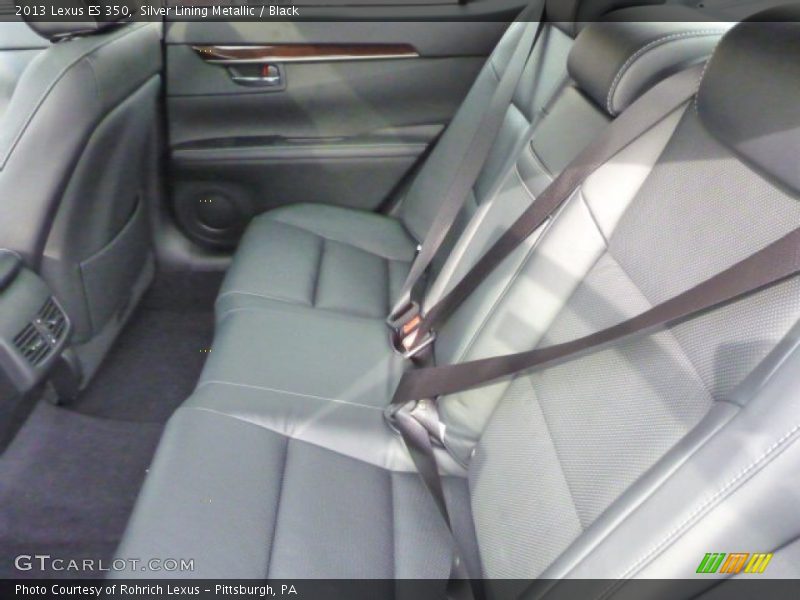 Silver Lining Metallic / Black 2013 Lexus ES 350