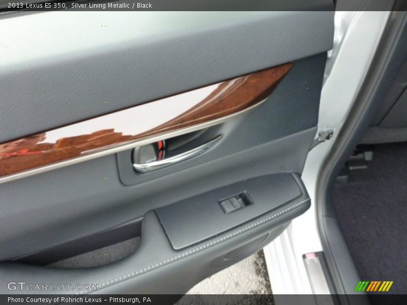 Silver Lining Metallic / Black 2013 Lexus ES 350