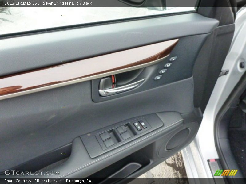 Silver Lining Metallic / Black 2013 Lexus ES 350
