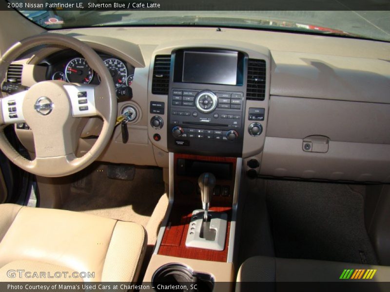 Silverton Blue / Cafe Latte 2008 Nissan Pathfinder LE