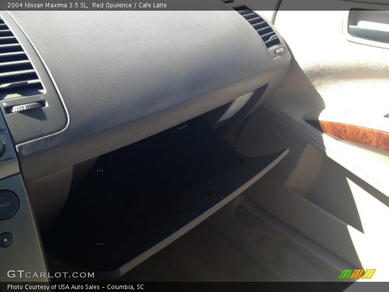 Red Opulence / Cafe Latte 2004 Nissan Maxima 3.5 SL