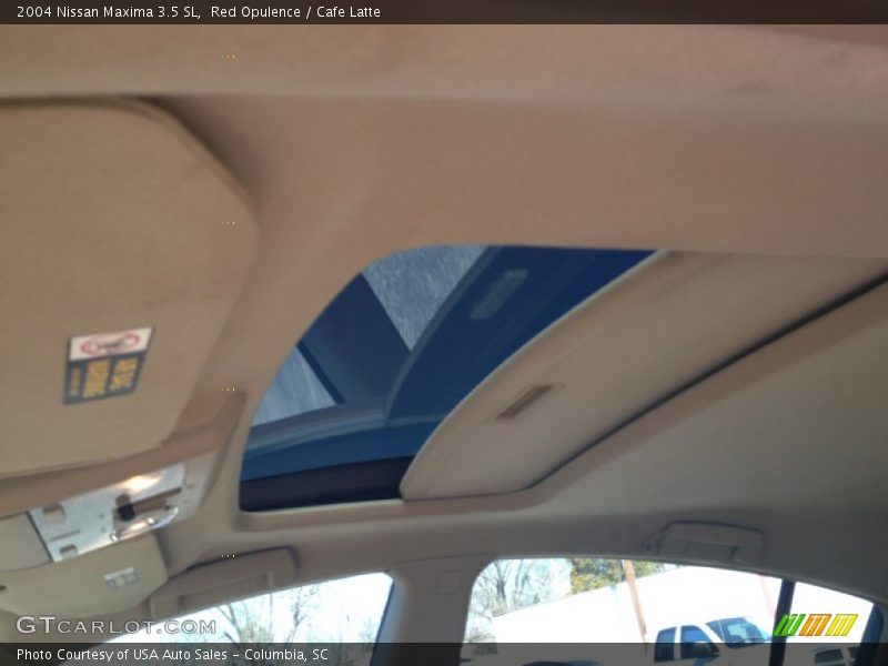 Red Opulence / Cafe Latte 2004 Nissan Maxima 3.5 SL