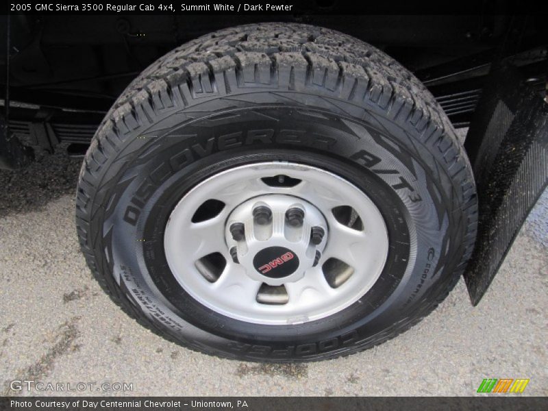 Summit White / Dark Pewter 2005 GMC Sierra 3500 Regular Cab 4x4