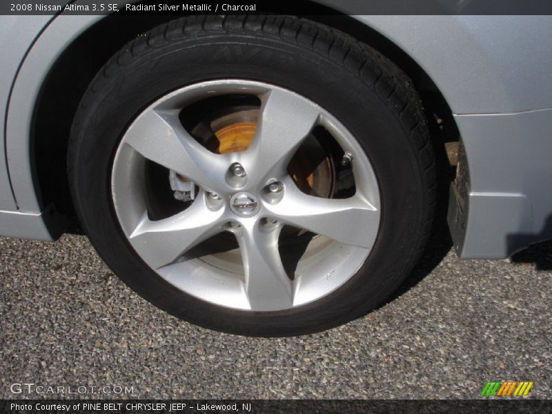 Radiant Silver Metallic / Charcoal 2008 Nissan Altima 3.5 SE