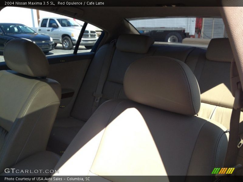 Red Opulence / Cafe Latte 2004 Nissan Maxima 3.5 SL