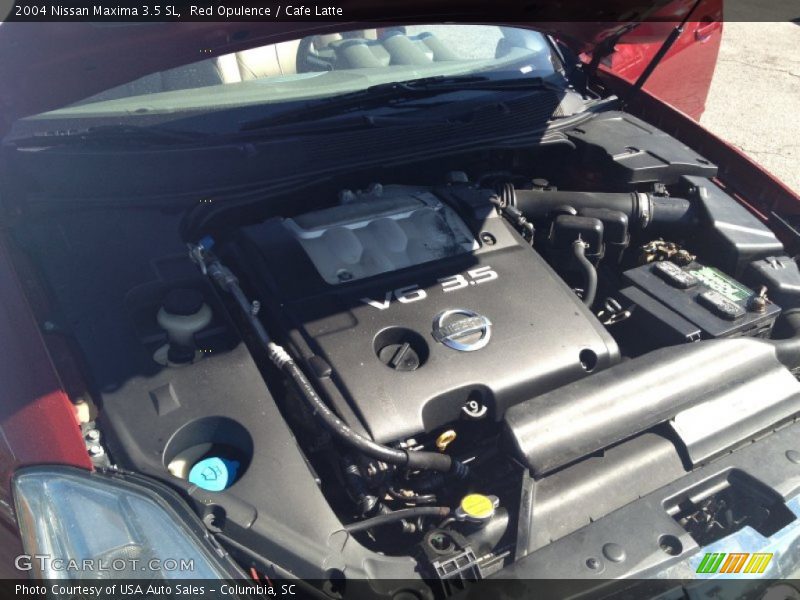 Red Opulence / Cafe Latte 2004 Nissan Maxima 3.5 SL