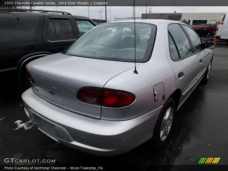 Ultra Silver Metallic / Graphite 2000 Chevrolet Cavalier Sedan