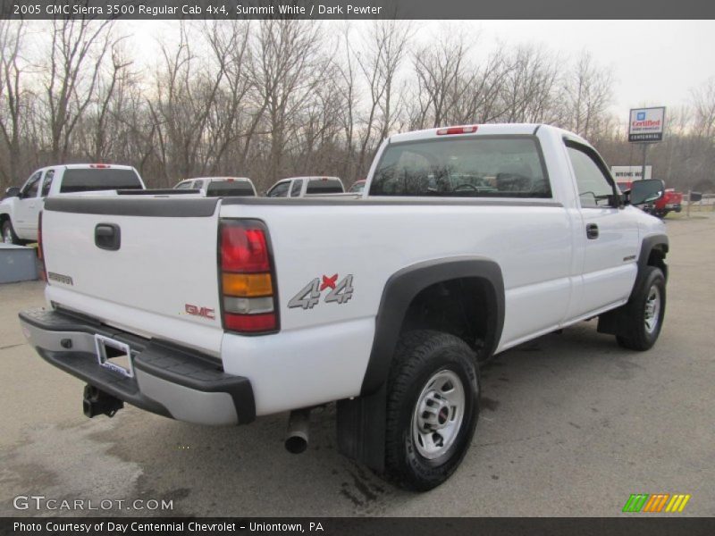 Summit White / Dark Pewter 2005 GMC Sierra 3500 Regular Cab 4x4