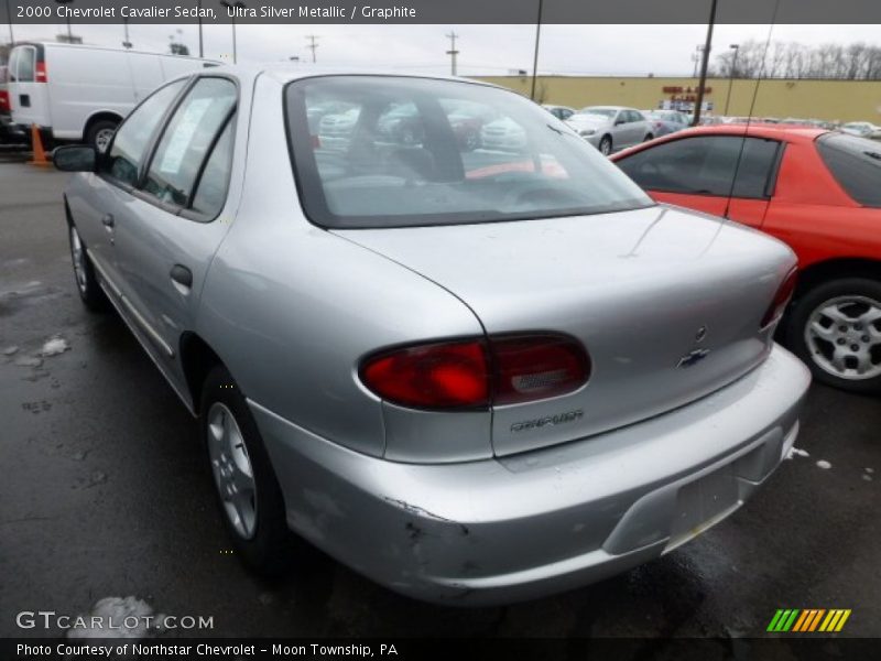 Ultra Silver Metallic / Graphite 2000 Chevrolet Cavalier Sedan