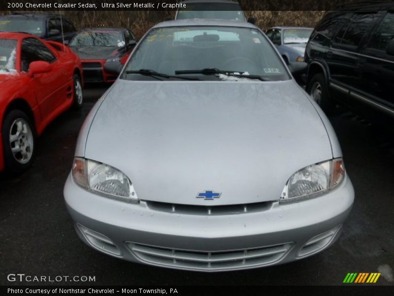 Ultra Silver Metallic / Graphite 2000 Chevrolet Cavalier Sedan