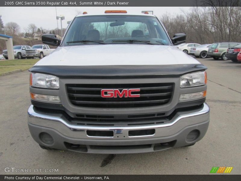 Summit White / Dark Pewter 2005 GMC Sierra 3500 Regular Cab 4x4