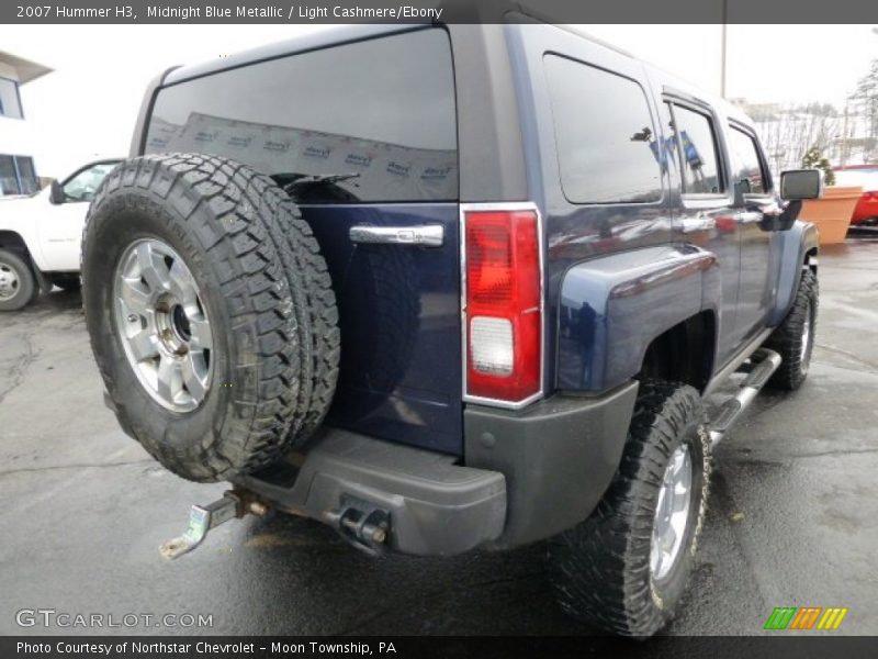 Midnight Blue Metallic / Light Cashmere/Ebony 2007 Hummer H3