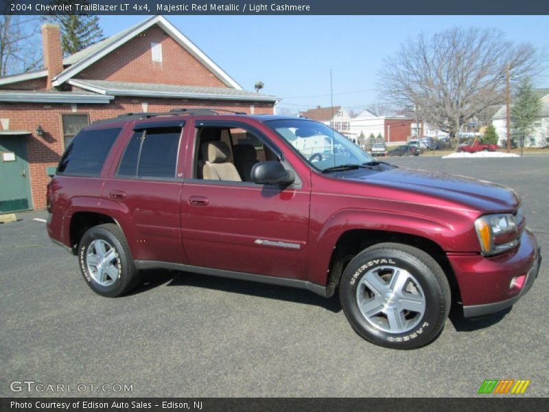 Majestic Red Metallic / Light Cashmere 2004 Chevrolet TrailBlazer LT 4x4