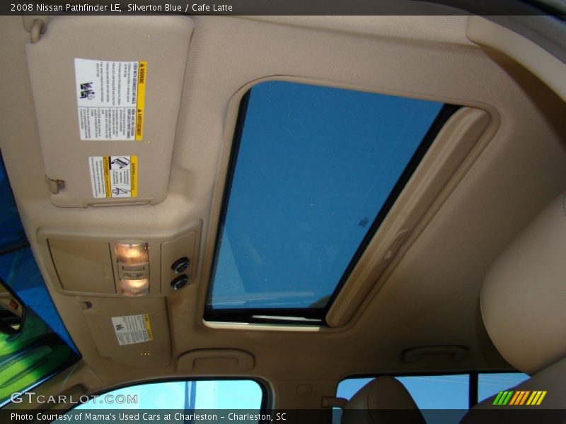 Silverton Blue / Cafe Latte 2008 Nissan Pathfinder LE