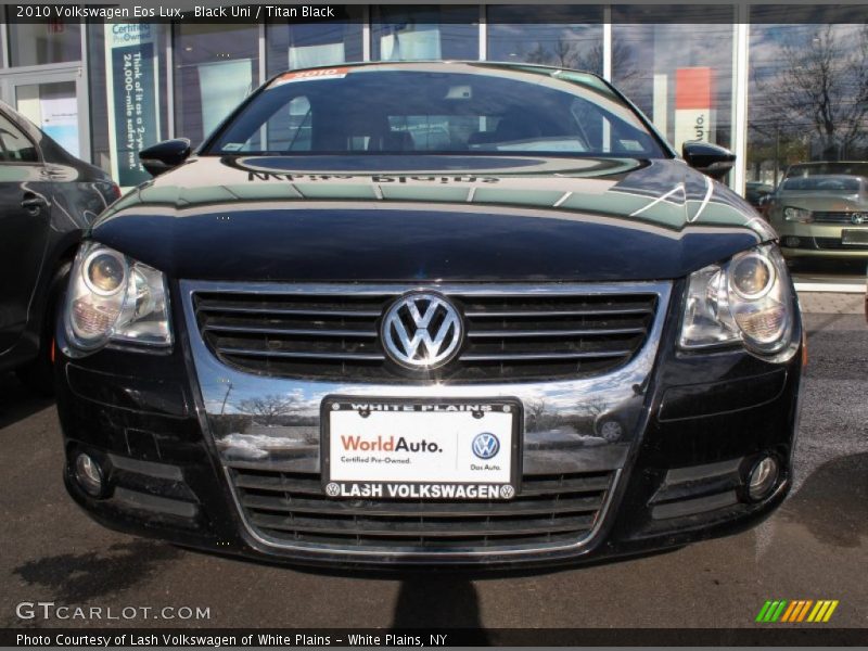 Black Uni / Titan Black 2010 Volkswagen Eos Lux