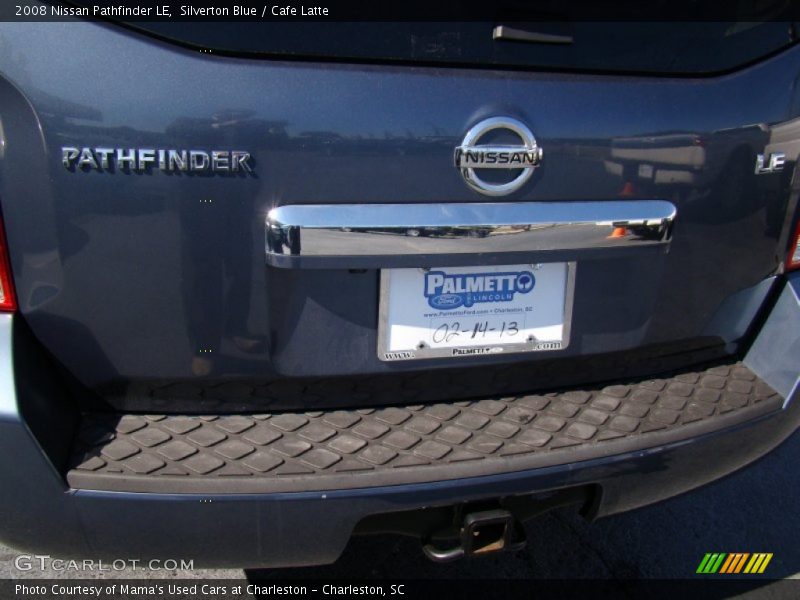 Silverton Blue / Cafe Latte 2008 Nissan Pathfinder LE