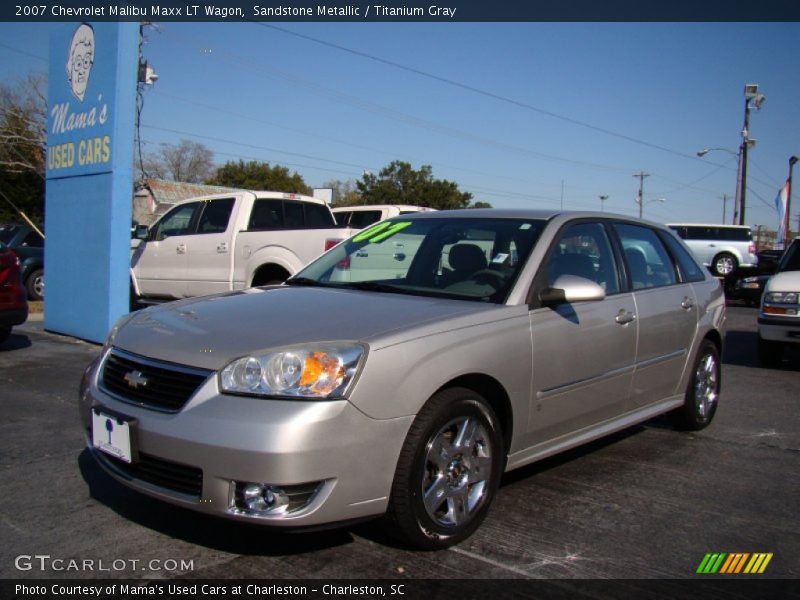Sandstone Metallic / Titanium Gray 2007 Chevrolet Malibu Maxx LT Wagon