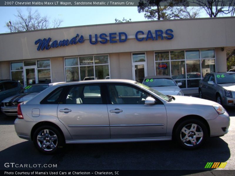 Sandstone Metallic / Titanium Gray 2007 Chevrolet Malibu Maxx LT Wagon