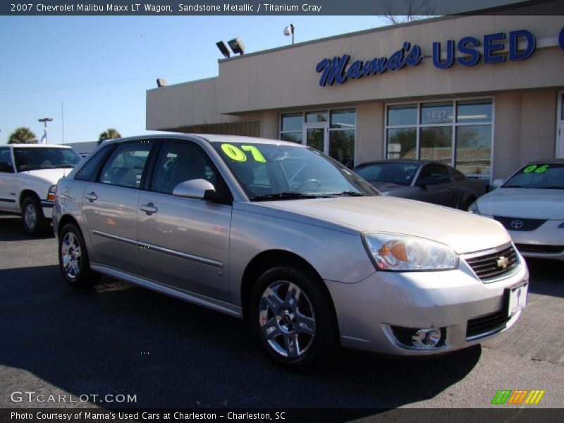 Sandstone Metallic / Titanium Gray 2007 Chevrolet Malibu Maxx LT Wagon
