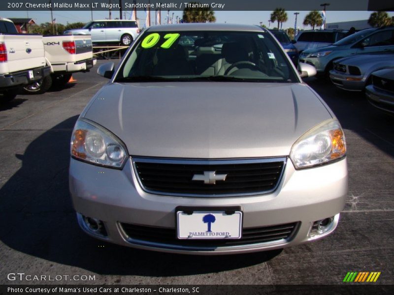 Sandstone Metallic / Titanium Gray 2007 Chevrolet Malibu Maxx LT Wagon