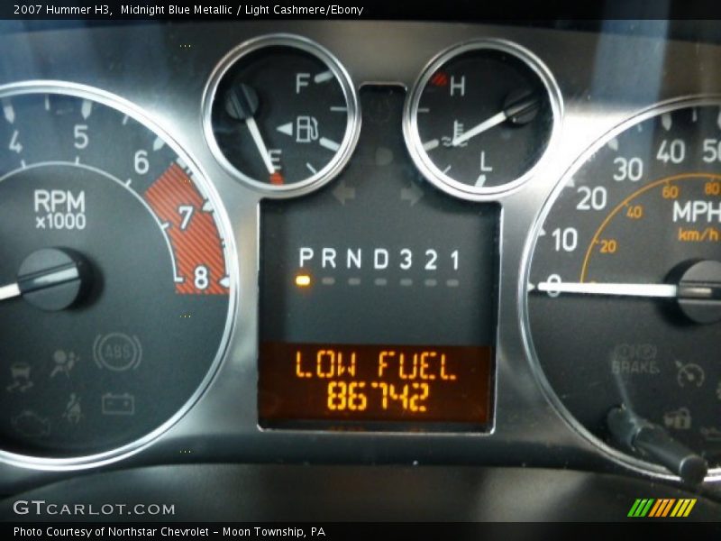Midnight Blue Metallic / Light Cashmere/Ebony 2007 Hummer H3