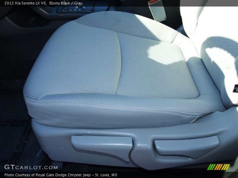 Ebony Black / Gray 2012 Kia Sorento LX V6