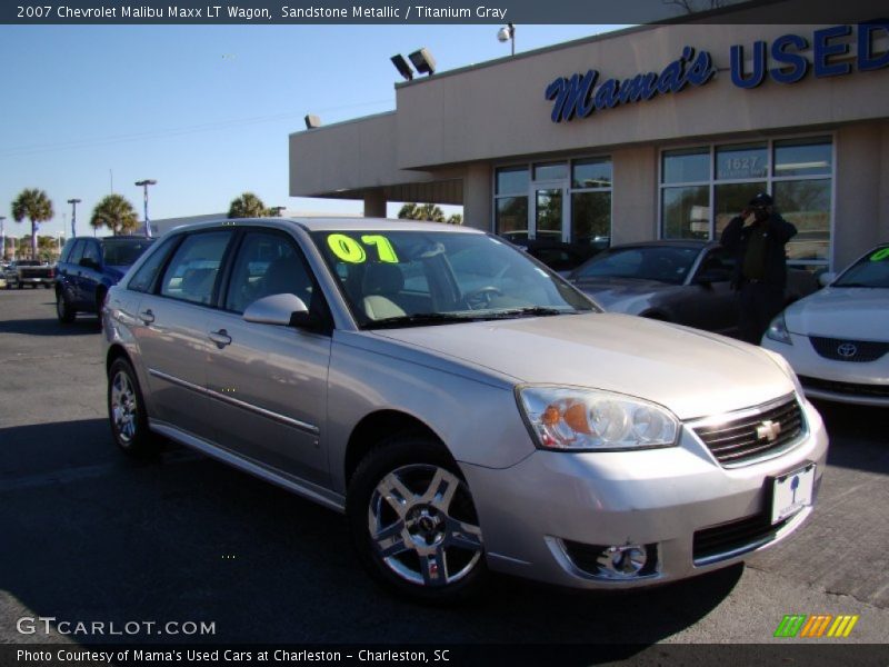 Sandstone Metallic / Titanium Gray 2007 Chevrolet Malibu Maxx LT Wagon