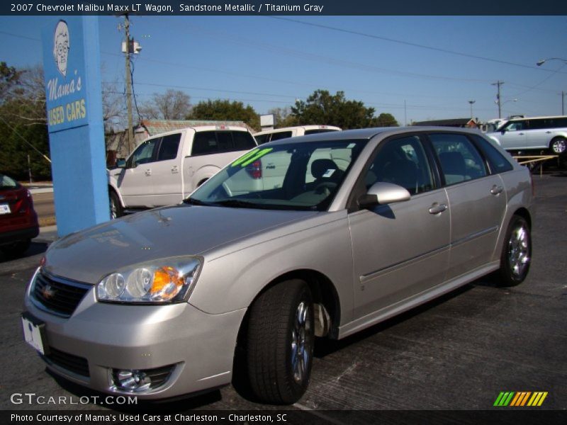 Sandstone Metallic / Titanium Gray 2007 Chevrolet Malibu Maxx LT Wagon