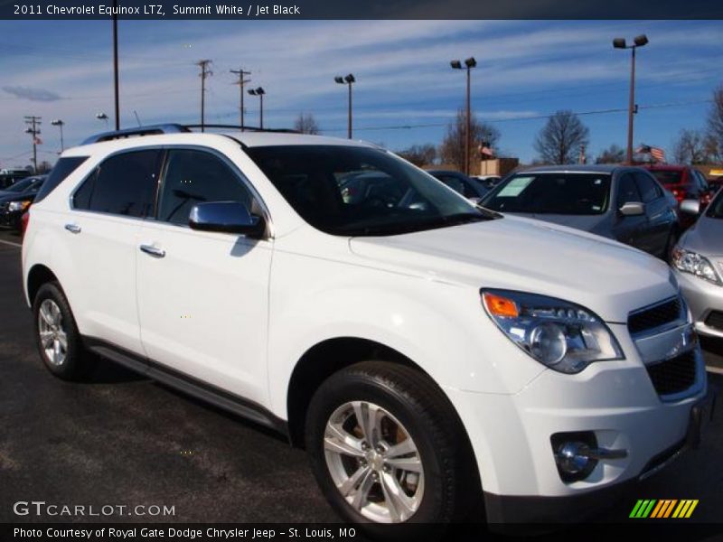 Summit White / Jet Black 2011 Chevrolet Equinox LTZ