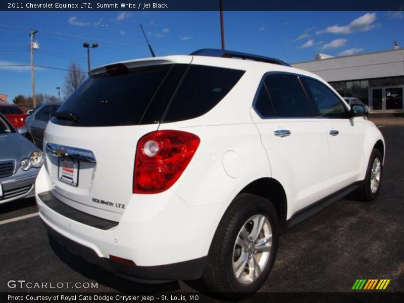 Summit White / Jet Black 2011 Chevrolet Equinox LTZ