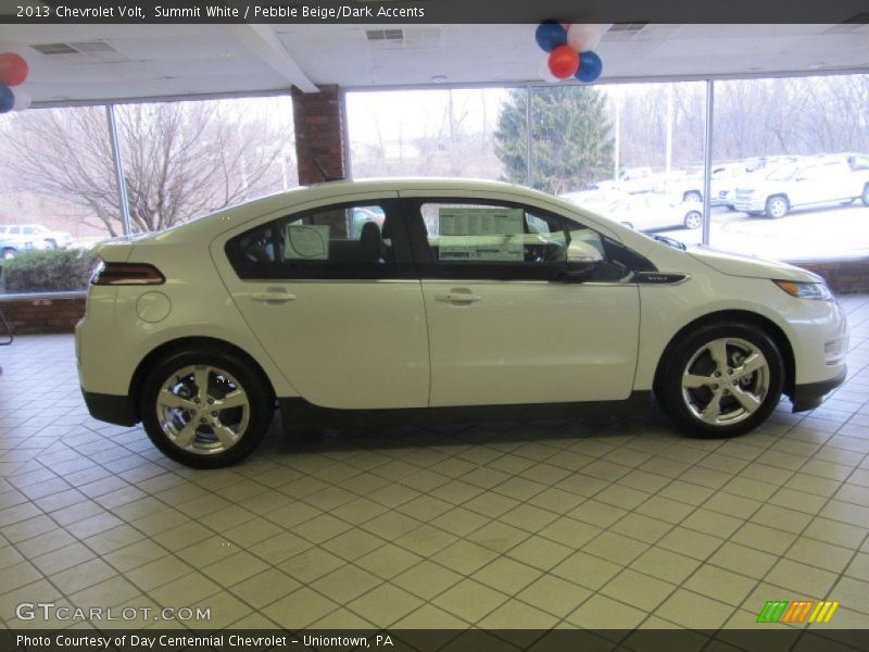 Summit White / Pebble Beige/Dark Accents 2013 Chevrolet Volt