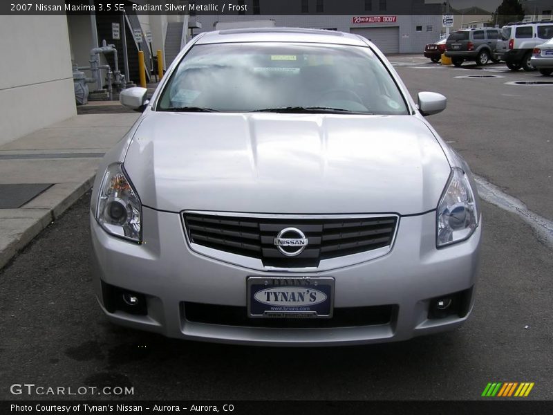 Radiant Silver Metallic / Frost 2007 Nissan Maxima 3.5 SE